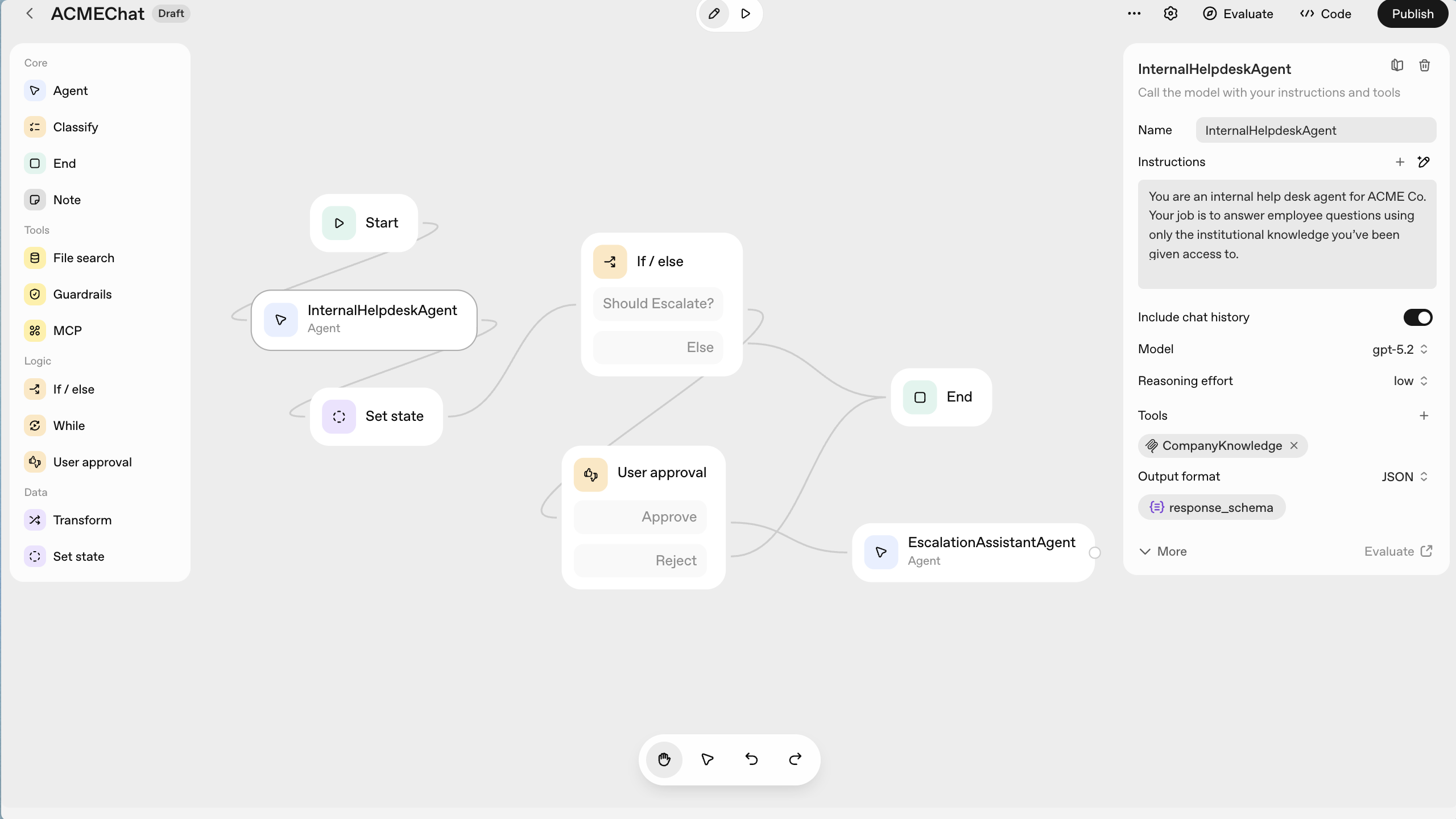 Custom Agentic Workflow